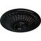 Ekena Millwork Modena Ceiling Medallion (Fits Canopies up to 5 1/4"), Hand-Painted Jet Black, 23 1/2"OD x 3 1/2"P CM23MOBLF - alternate 4
